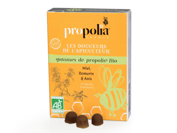 Gomme de propolis [Bio romarin, anis, citron] APISTORE