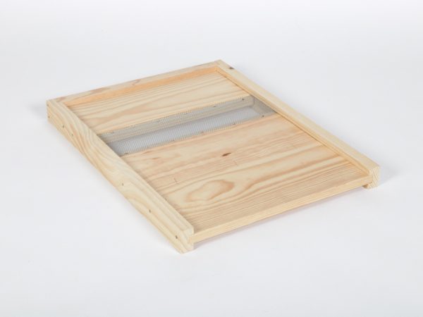 Plancher Dadant 10 en bois avec ventilation arrière grillage galva