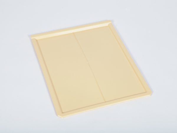 Plaque de fermeture jaune [pour plancher en plastique Nicotplast] APISTORE