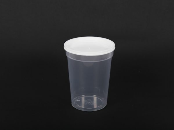 Pot plastique nicot transparent sans impression 250g, Le Carton de 300