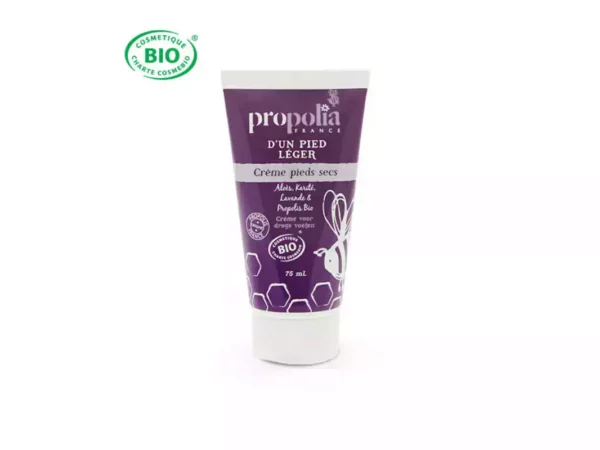 Crème Bio Pieds Secs, Aloès, Karité, Lavande, Propolis