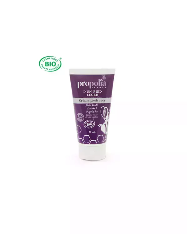 Crème Bio Pieds Secs, Aloès, Karité, Lavande, Propolis