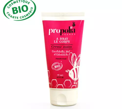 Crème main Bio Miel, Cire et Calendula