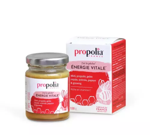 Energie vitale Propolis, Miel, Gelée Royale, Papaye et Ginseng