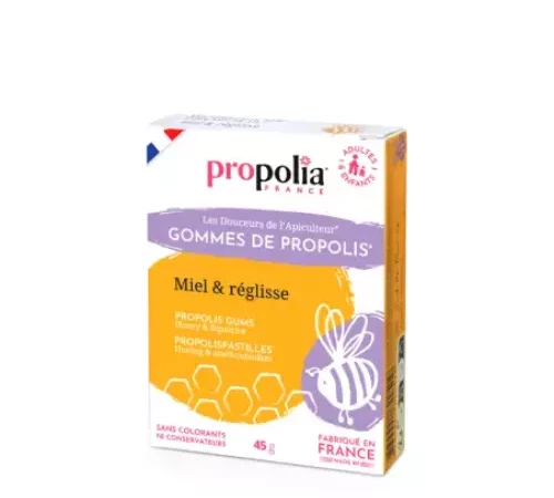 Gommes de Propolis Miel & Réglisse