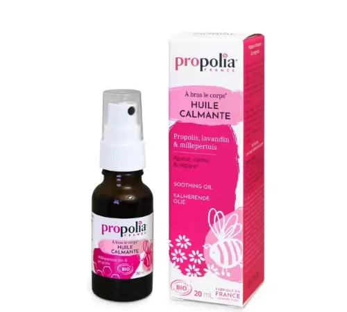Huile calmante BIO Propolis, Lavandin, Millepertuis