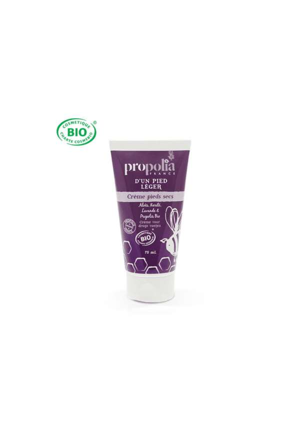 Crème Bio Pieds Secs, Aloès, Karité, Lavande, Propolis