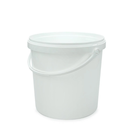 Seau plastique alimentaire 10L inviolable avec anse