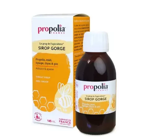 Sirop Gorge et Forme Propolis, Miel, Plantes