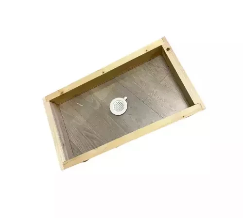 Nourrisseur couvre cadres Dadant 6, encadré bois et visio plexiglas transpaeant