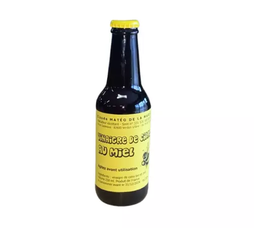 Vinaigre de cidre au miel 25cl