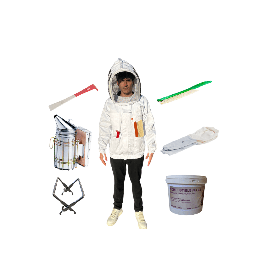 Kit apiculture débutant : matériel et vêtements de protection [Apistore]
