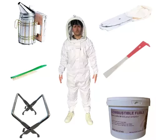 Kit combinaison et d'outils d'apiculture