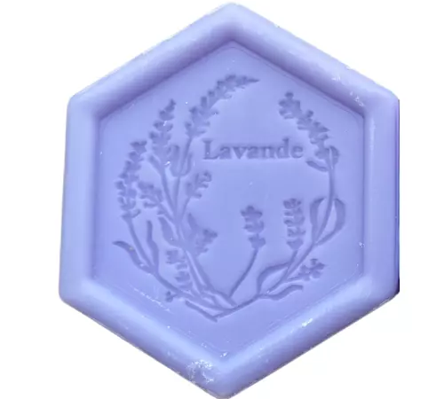 Savon hexagonal miel/lavande 100g