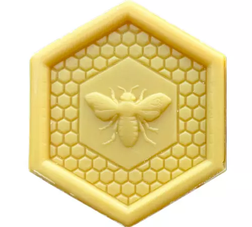 Savon hexagonal au miel 100g
