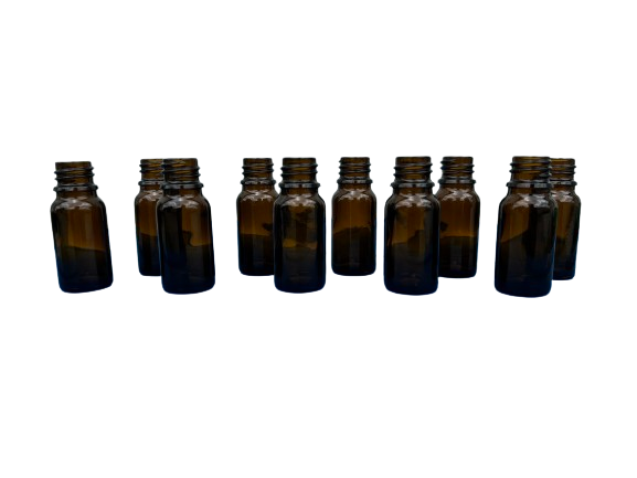 Flacon propolis verre ambré [10 ml, TO18, pack de 10]
