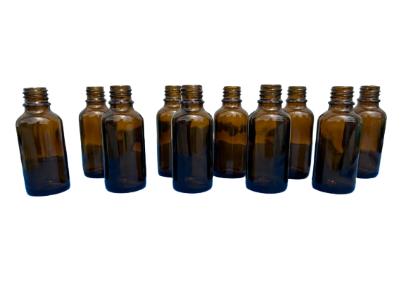Flacon propolis verre ambré [30 ml, TO18, pack de 10]