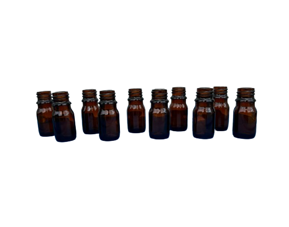 Flacon propolis verre ambré [5 ml, TO18, pack de 10]