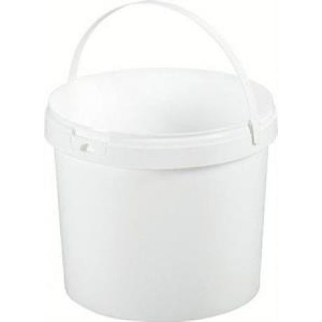Seau plastique blanc 3.8L inviolable, 5 kg de miel