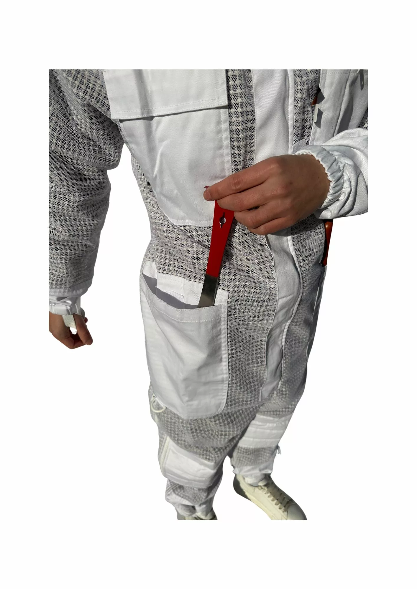 Combinaison pour apiculteur ventilée avec voile intégral Combinaison pour apiculteur ventilée avec voile intégral – Image 5