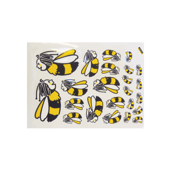 Planche Autocollante de 23 abeilles