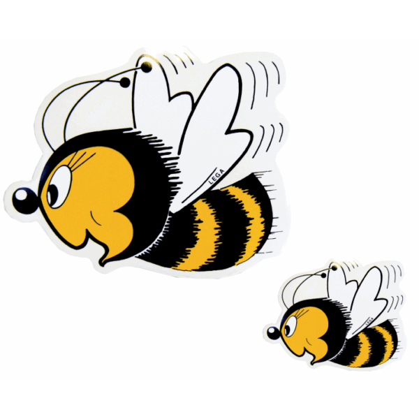 Autocollant Abeille Orange et Noir GM Lega