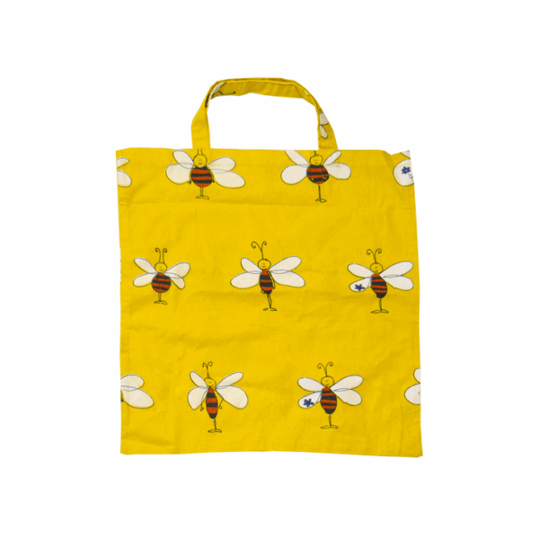 Sac Tissu Jaune Abeille