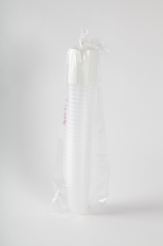 Pot en plastique Nicot transparent sans impression 250g, le sachet de 25