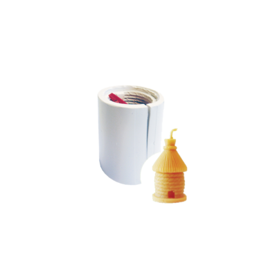 Moule à bougie en silicone ruche hutte