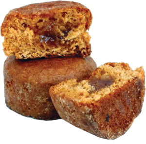 Nonnettes au miel fourrée myrtille, le sachet de 6