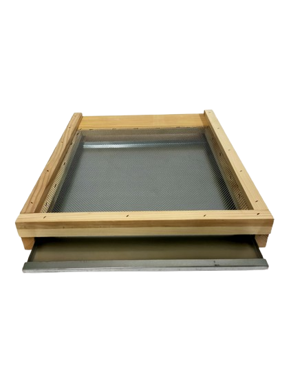 Plancher Dadant 10 en épicéa, ventilation totale, inox