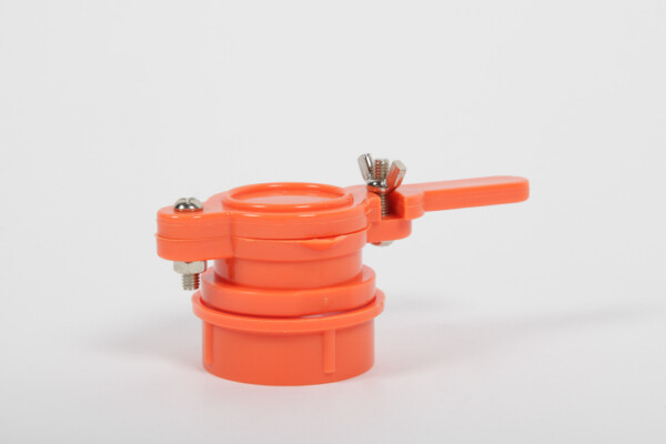 Robinet à clapet en plastique 38mm avec écrou