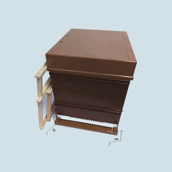 Ruche Dadant 10 plastique Nicotplast avec cadres droits