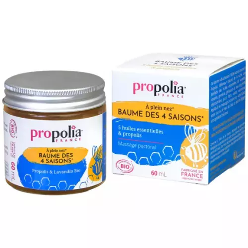 Baume des 4 saisons propolis et lavandin Bio