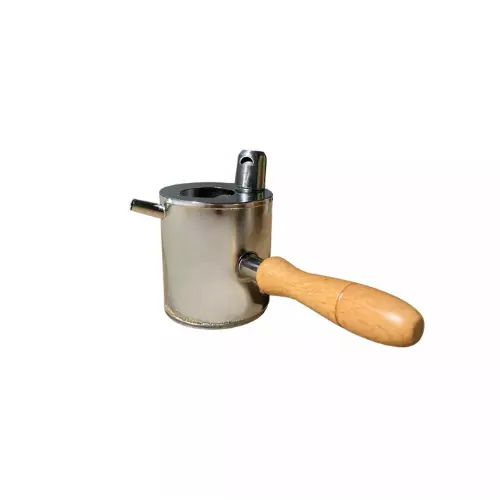 Burette à cire double paroi en inox