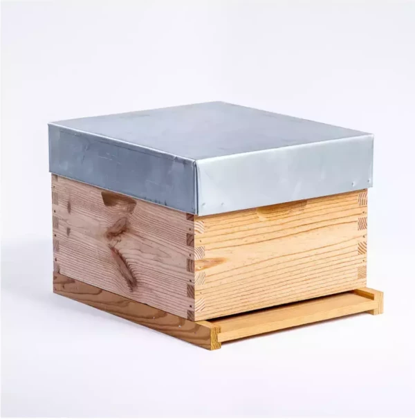 Ruche Dadant 10 avec plancher pin aéré