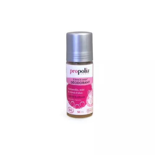 Déodorant Bio hamamélis, miel, cristal d'alun