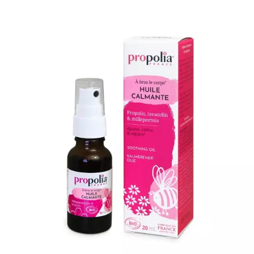 Huile calmante BIO Propolis, Lavandin, Millepertuis