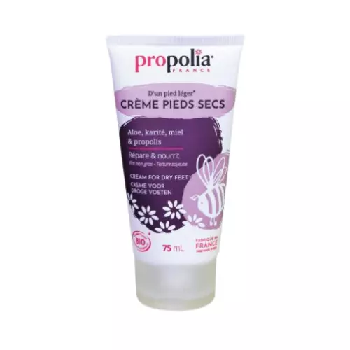 Crème Bio Pieds Secs, Aloe Vera, Karité, Lavande, Propolis