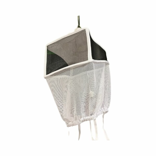 Voile apiculteur carré avec chapeau souple en toile