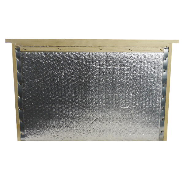 Partition isolante pour ruche Dadant en bois et aluminium