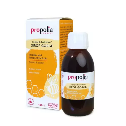 Sirop Gorge et Forme Propolis, Miel, Plantes