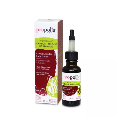 Solution huileuse de Propolis – Sans Alcool