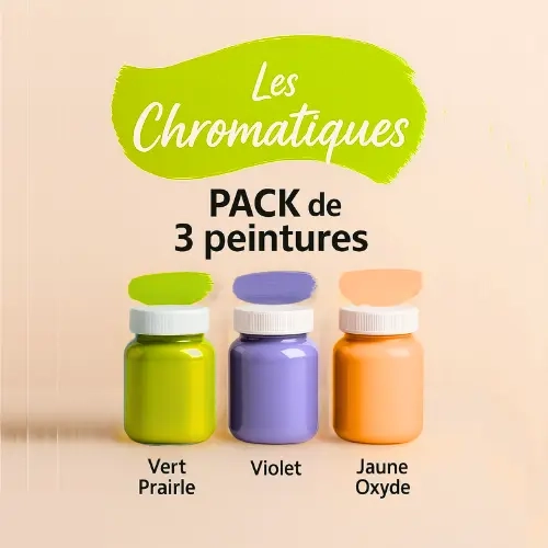 Huile de lin vierge 1L Pack de pots de peinture